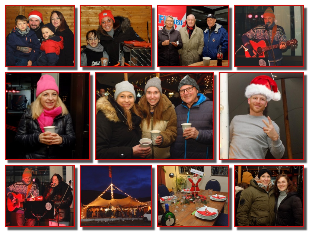 Impressionen vom Weihnachtsmarkt am Fitpoint in der Jahnstrasse in Lohr a. Main