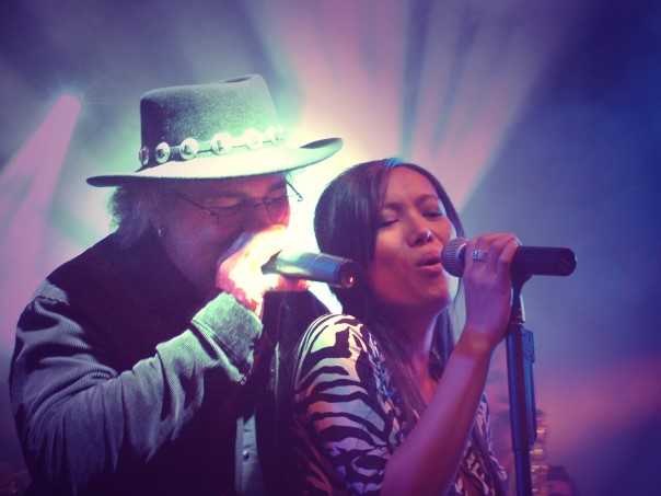 Uwe und Sharon von Mirzw&Band beim Brauereifest 2008