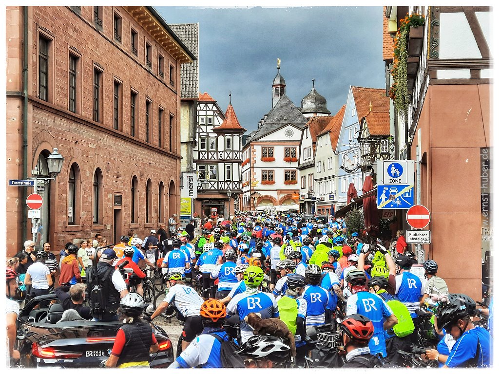 Die BR Radltour in der Schneewittchenstadt Lohr a. Main
