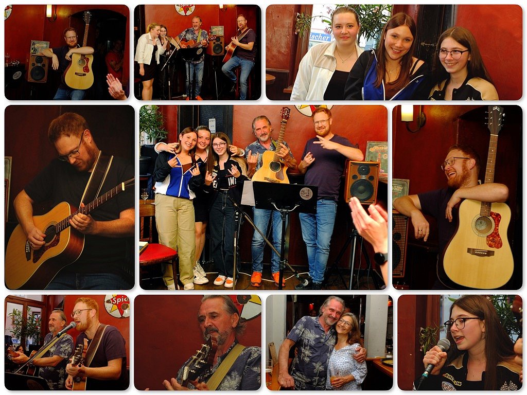 Musikerstammtisch im Cafe Mann in Lohr a. Main