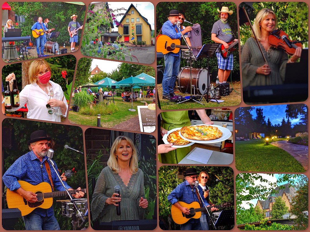 Die Country Potatoes live in Concert im Biergarten vom Hotel Bundschuh in Lohr a. Main