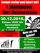 1. Wombacher Dart Meisterschaft