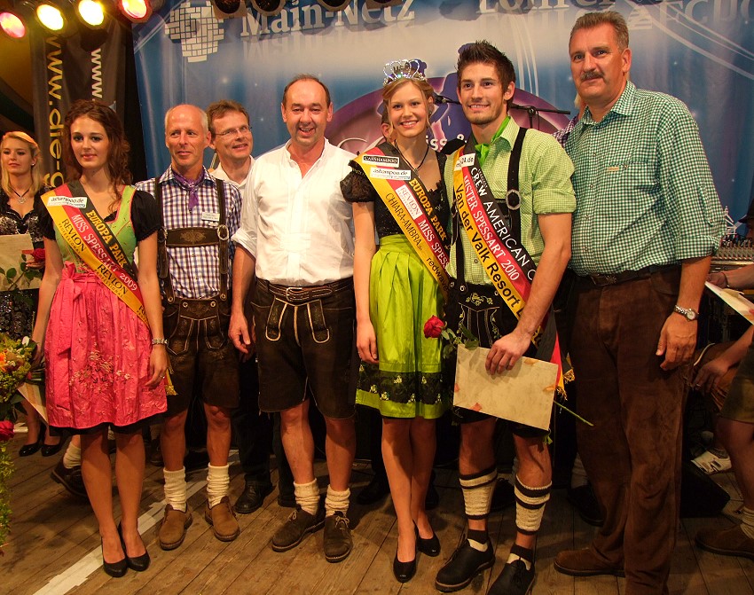 Miss & Mister Spessart 2010 Kristin Hoppe aus Arnstein und Gerald Sandu aus Kirchzell