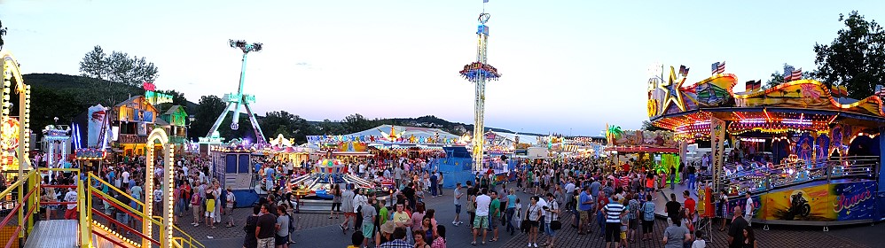 Noch einmal mächtig Trubel am Abschluss Sonntag auf der 68. Lohrer Spessartfestwoche 2013