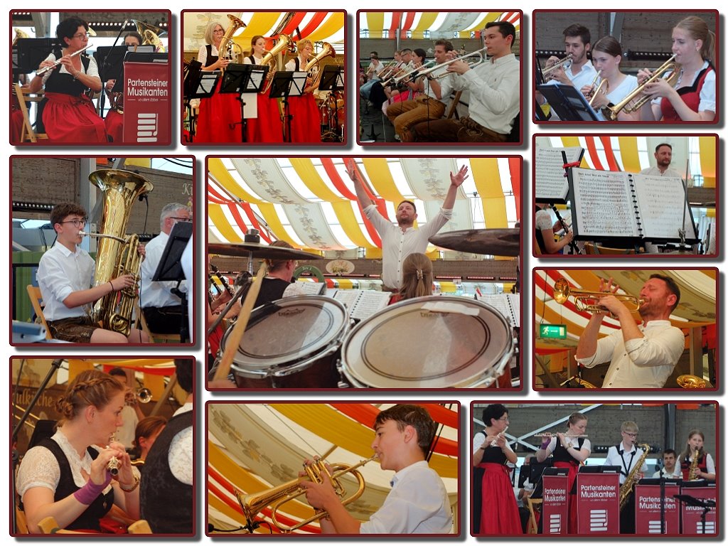 Die Partensteiner Musikanten auf der Lohrer Spessartfestwoche 2025