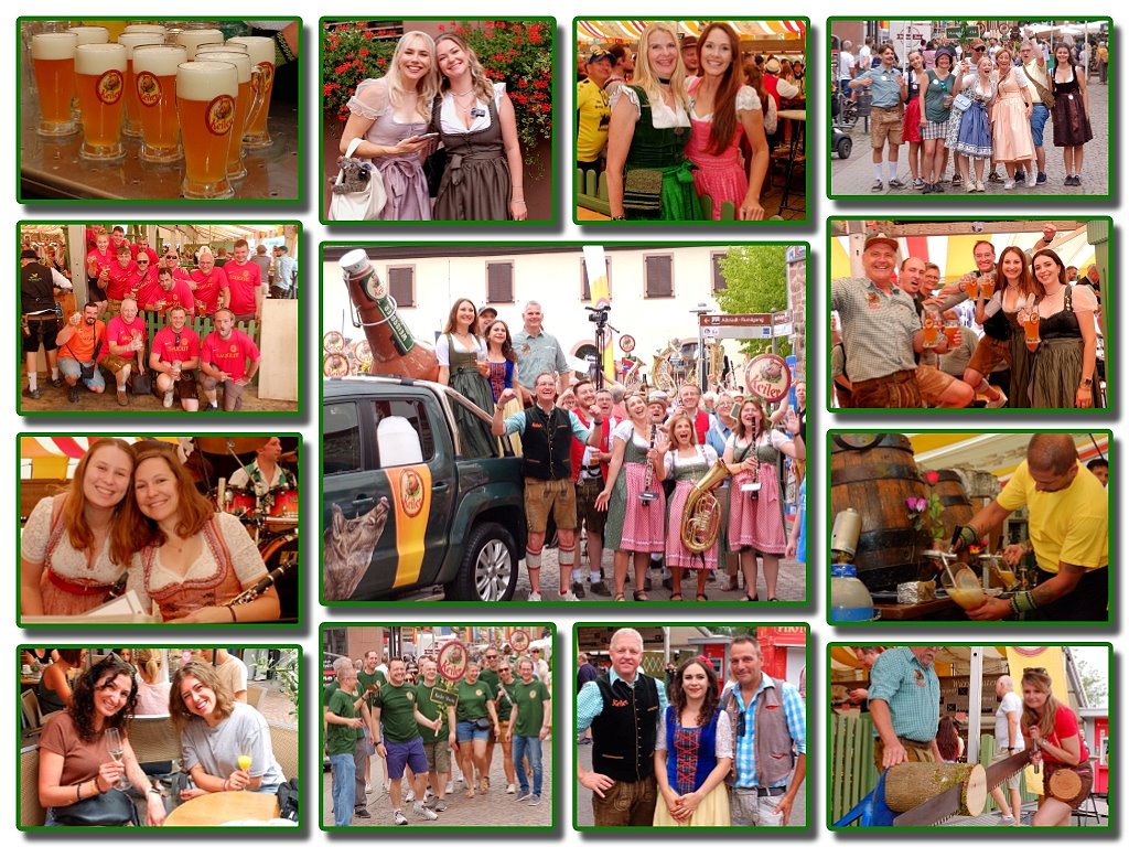 Gro�er Keiler Wei�bier Fanclubumzug und Fr�hschoppen in Lohr a. Main