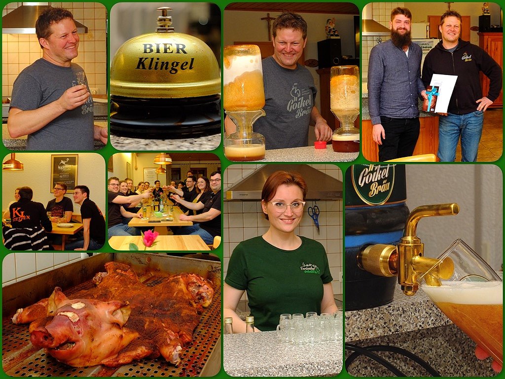 Bierprobe und Bockbieranstich bei Goikelbru in Halsbach