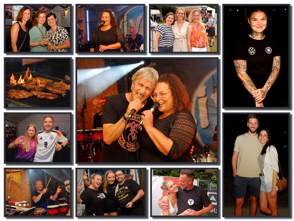 Hafenfest 2024 in Neustadt a. Main mit der Kultband Livin`for the Moment
