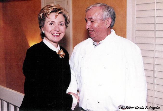 Hillary Clinton und Erwin F. Siegler