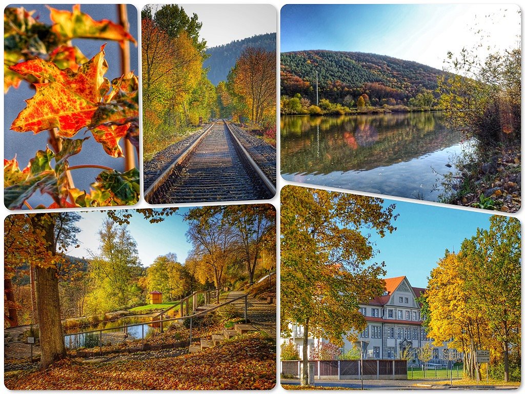 Der letzte Sonnentag im Oktober 2020 in Lohr a. Main