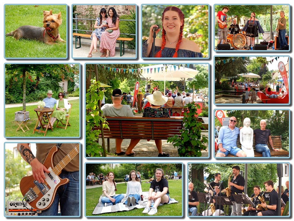 Jazz Picknick in der stdtischen Anlage in Lohr a. Main