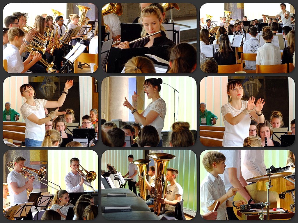 Konzert des Jugendorchester Wombach Partenstein in der Rundkirche in Wombach