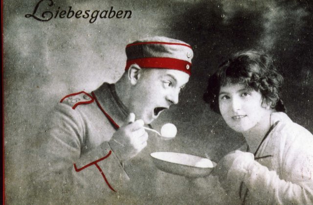 "Liebesgaben": Kloßwerbung um 1914 -- ein beliebtes (erotisches)