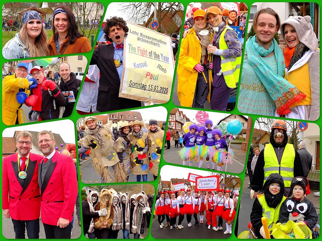 Impressionen vom Groen Wombacher Faschingszug 2020