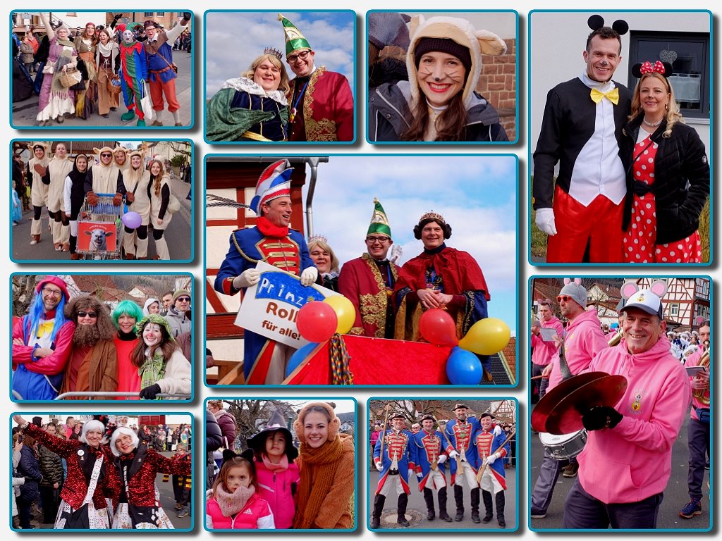 Impressionen vom gro�en Wombacher Faschingszug 2026