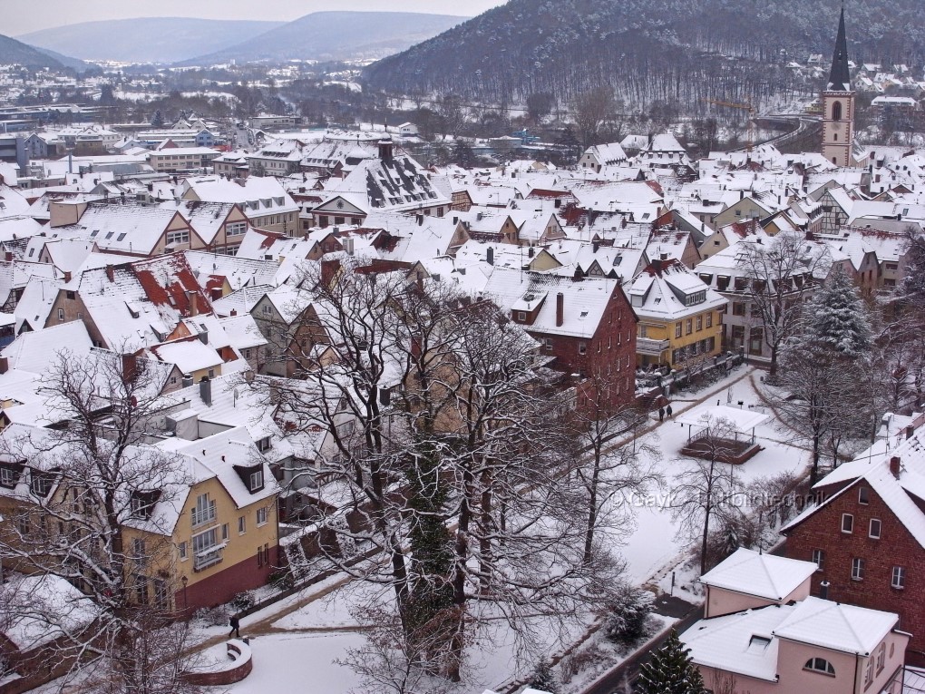 Lohr a. Main ein Wintermrchen im Mrz 2013