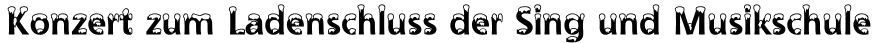 29. Konzert zum Ladenschluss der SMS Lohr