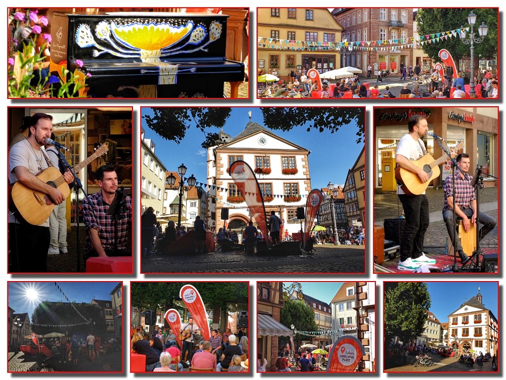 Feierabendkonzert an den Lohrer Lieblingspltzen am oberen Marktplatz