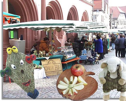 Bauernmarkt in Lohr am Main