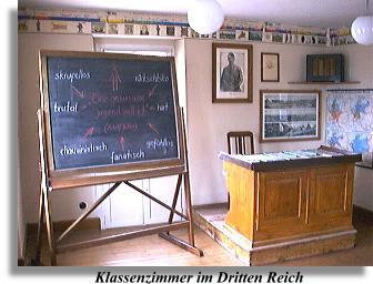 Klassenzimmer im dritten Reich