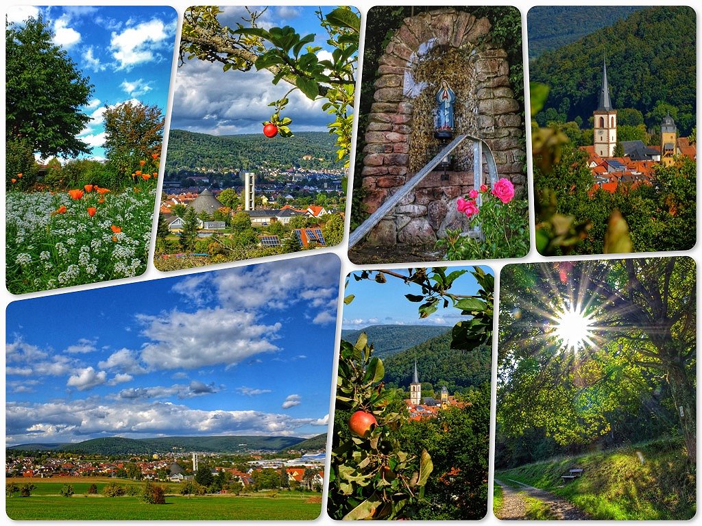 Letzter Sonnentag in der Schneewittchstadt Lohr a. Main