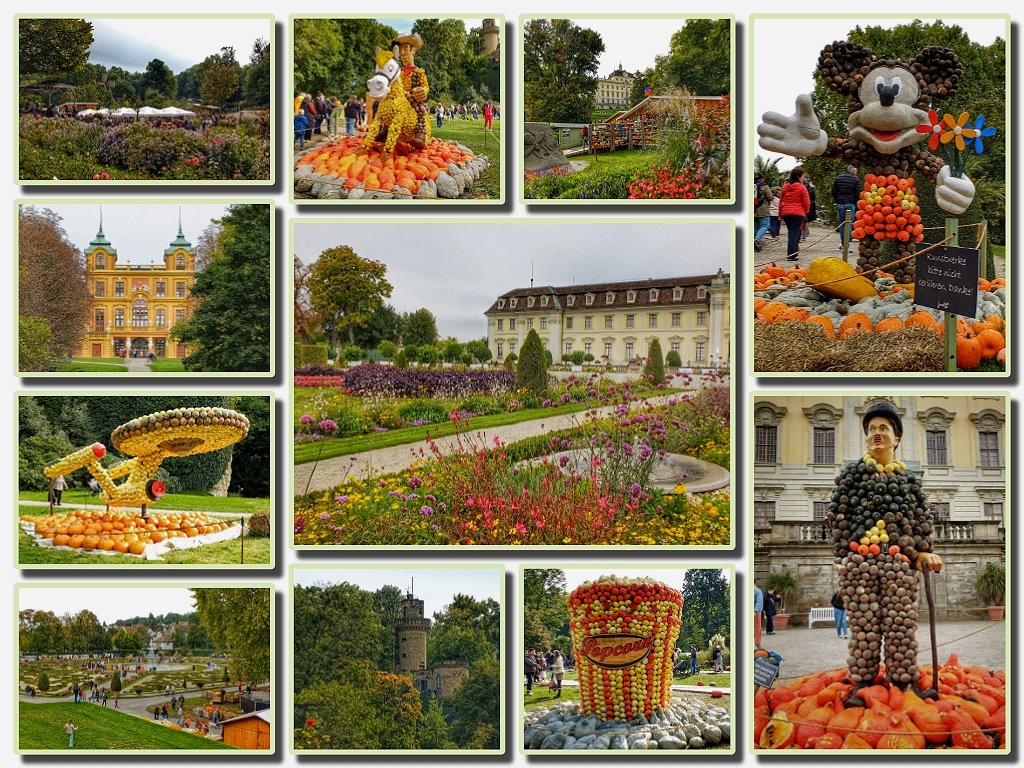 Ausflug zur Krbisausstellung im Blhenden Barock in Ludwigsburg