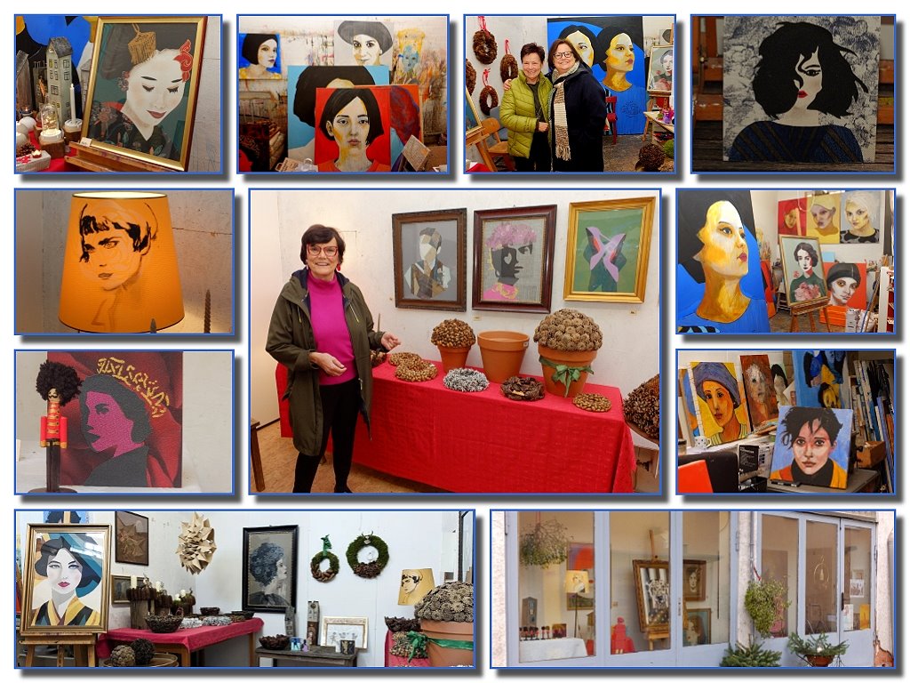 Offenes Atelier von Margret Scherg in Lohr a. Main