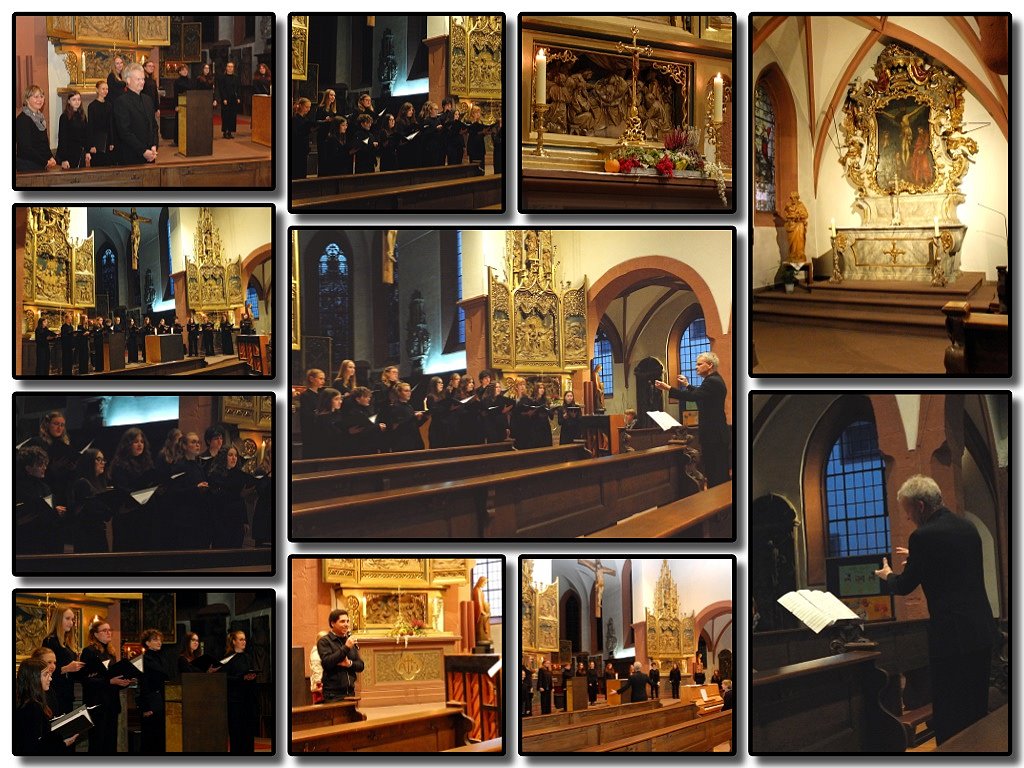Der Kammerchor des M�dchenchors Rottweil zu Gast in der Stadtpfarrkirche St. Michael in Lohr a. Main