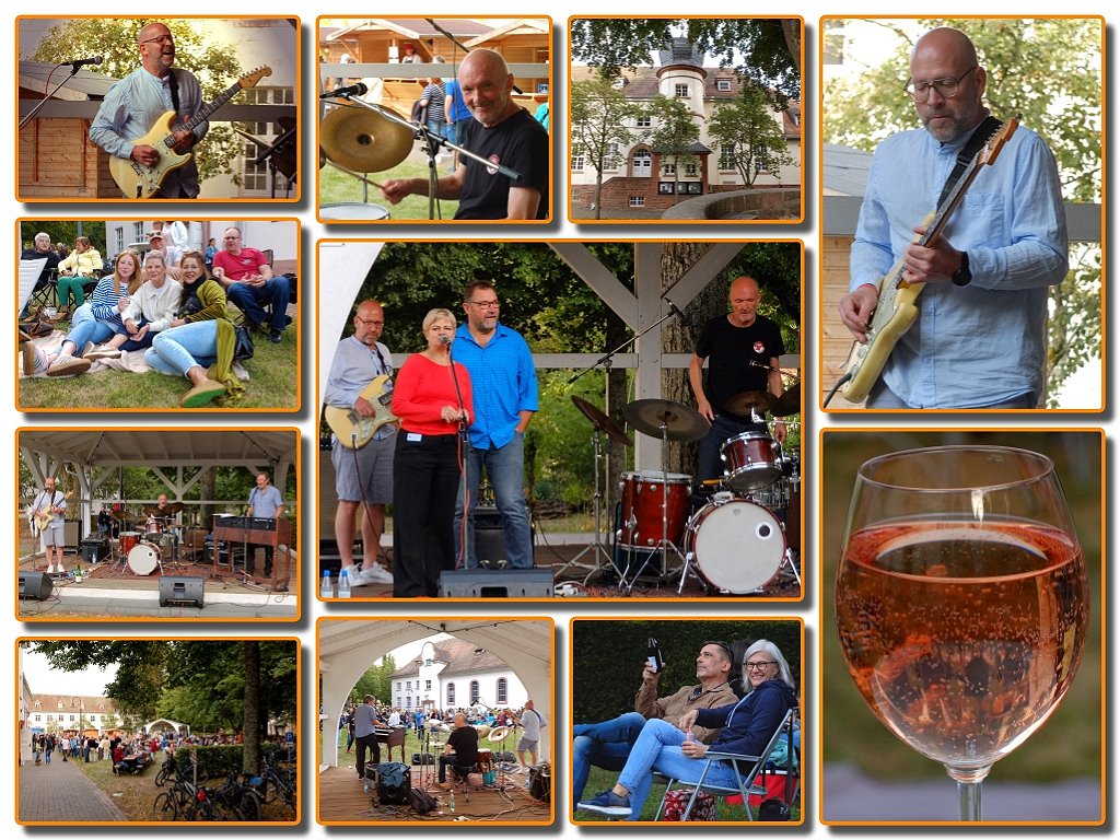 Picknickkonzert mit der Monkeyman Band auf der Festwiese vom BKH