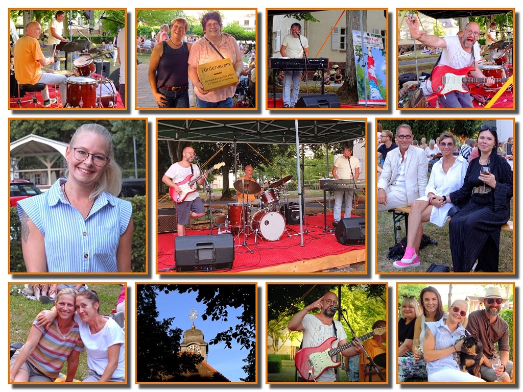 Die Monkeyman Band live in Concert in der Parkanlage des BKH