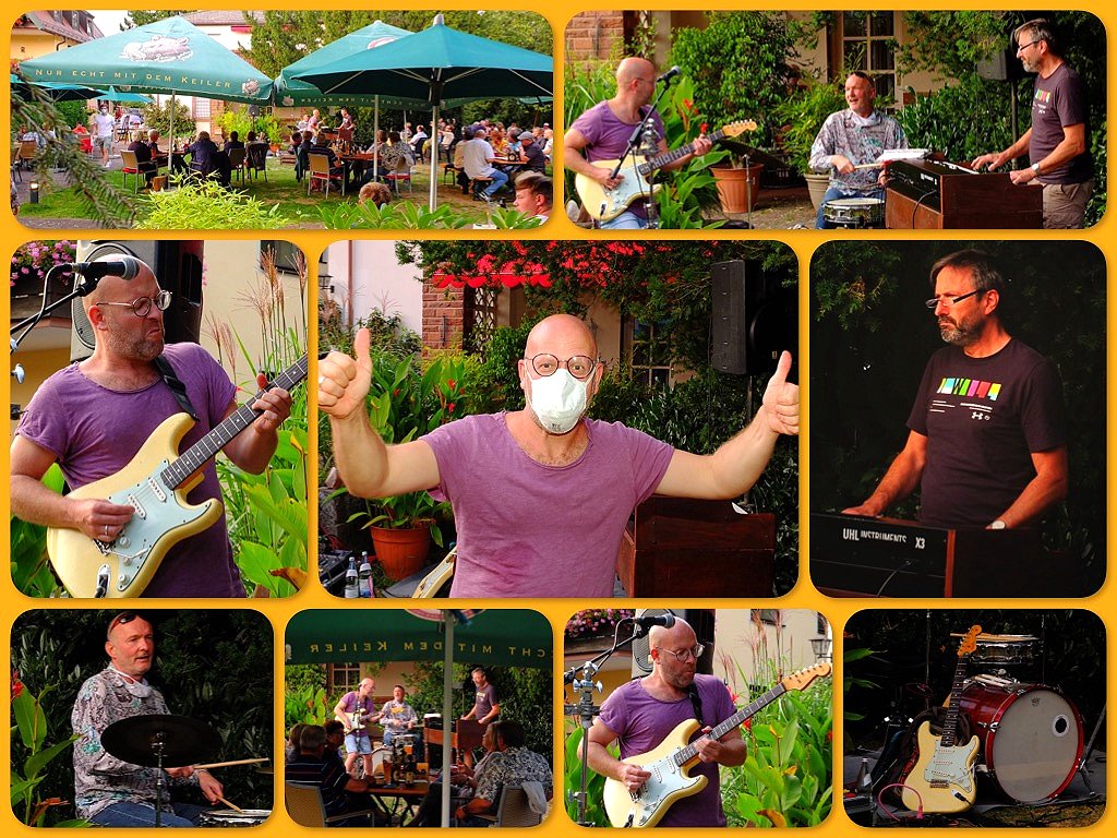 Gartenparty mit der Monkeyman Band im Hotel Bundschuh
