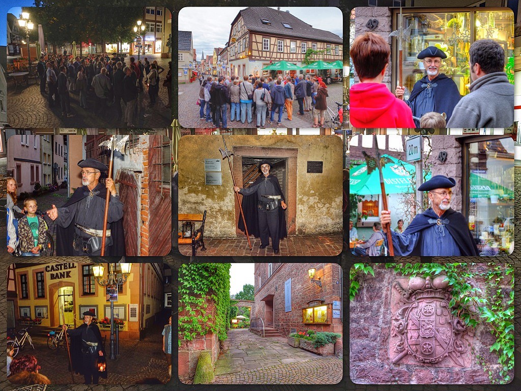 Mit dem Nachtwchter Georg Cura unterwegs in Lohr a. Main