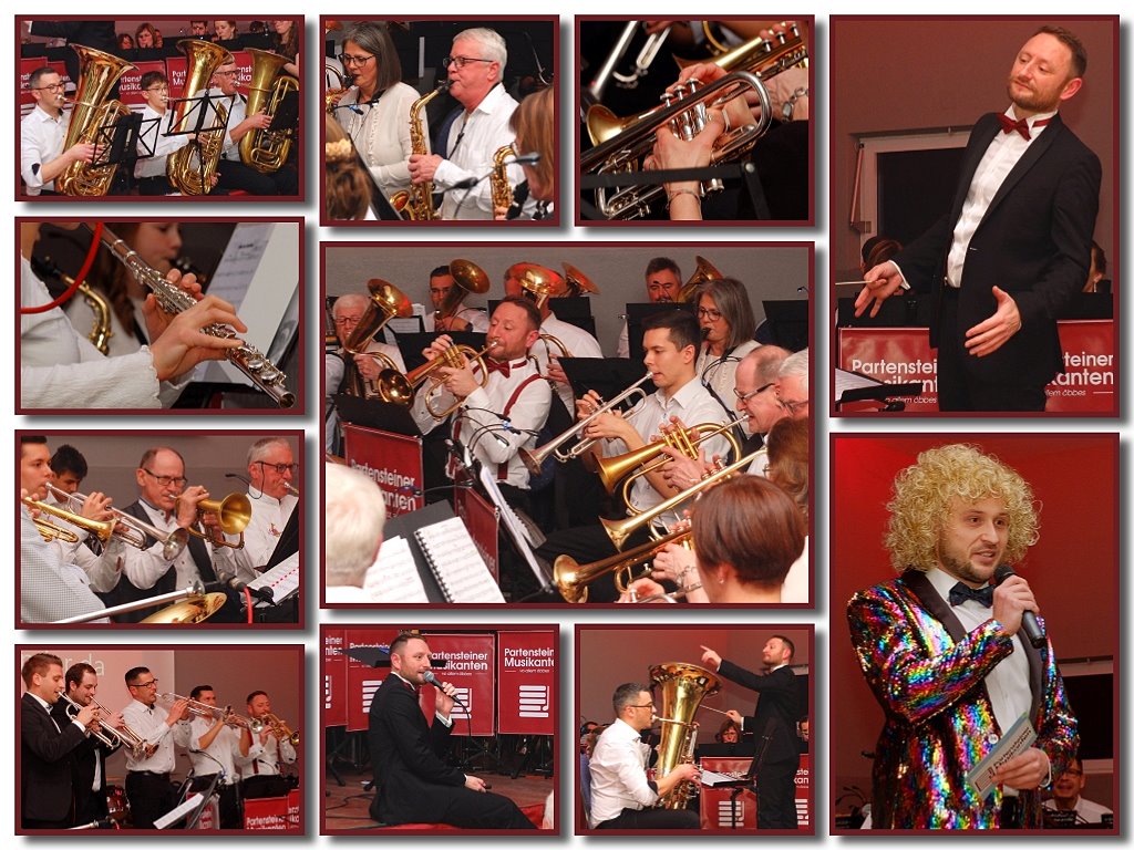 Impressionen vom Jahreskonzert 2024 der Partensteiner Musikanten