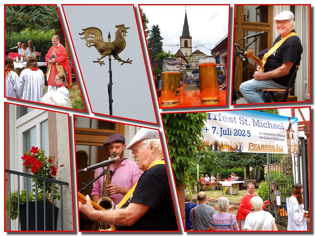 Pfarrfest im idyllischen Pfarrgarten von St. Michael in Lohr a. Main