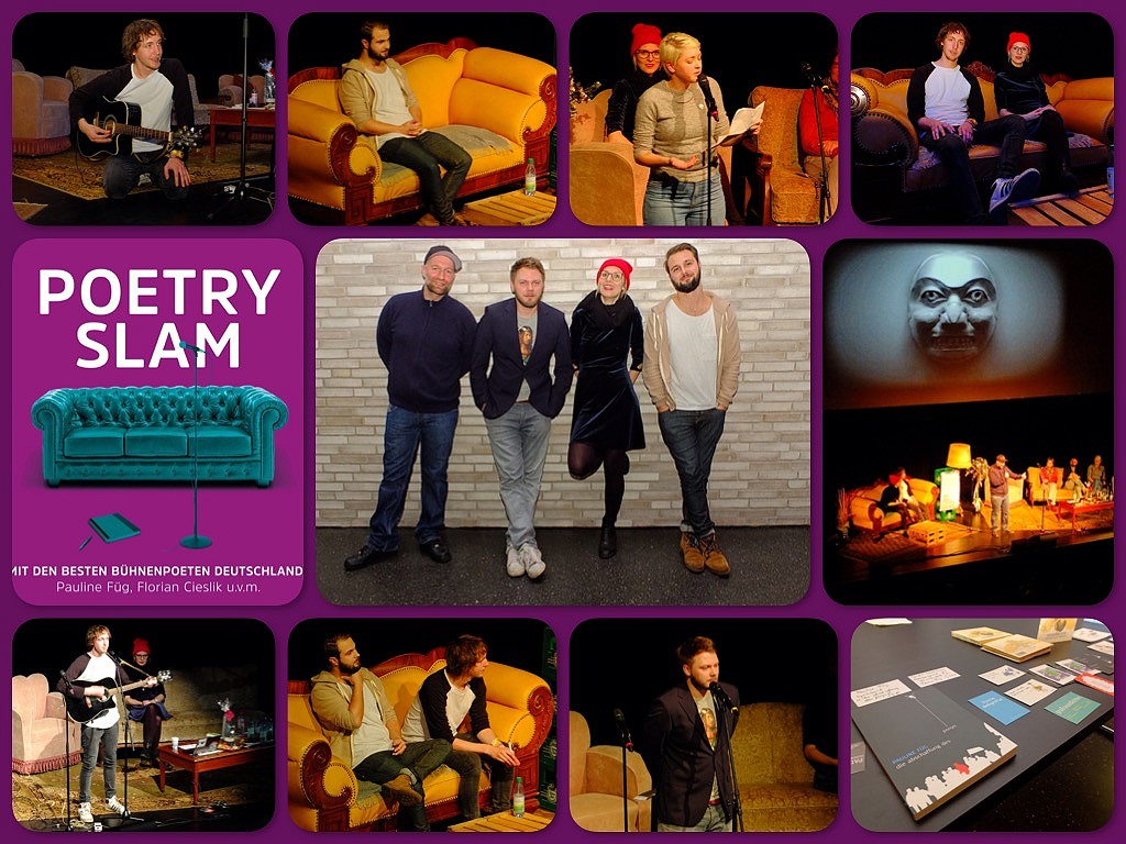 1. Poetry Slam Wettstreit in der Stadthalle von Lohr a. Main