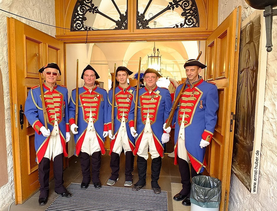 Die offizielle Leibgarde des 1. Brgermeisters von Lohr a. Main