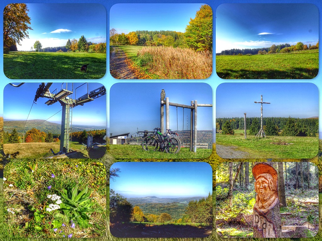 Herbstspaziergang in der bayerischen Rhn