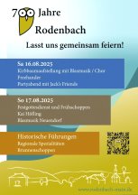 Flyer 700 Jahre Rodenbach