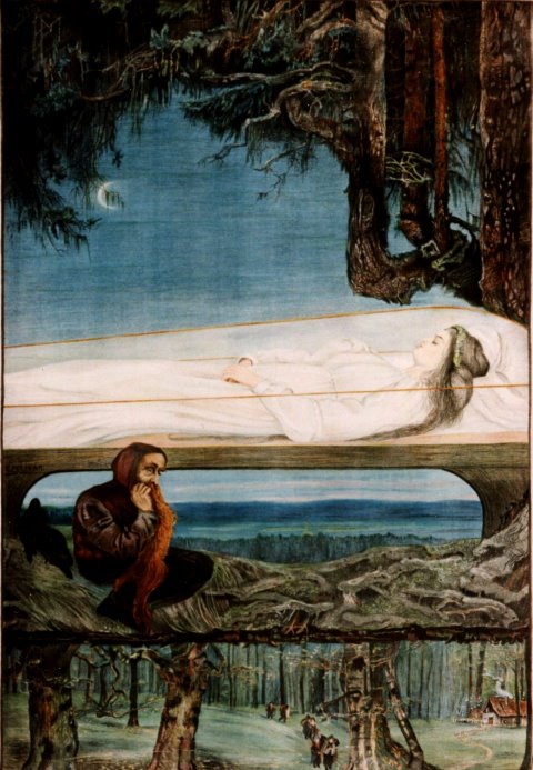 Schneewittchen vom Lehrmittelverlag Meinhold & Shne Dresden um 1905