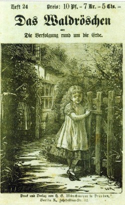 „Waldrschen“, Titelseite eines Fortsetzungsromans