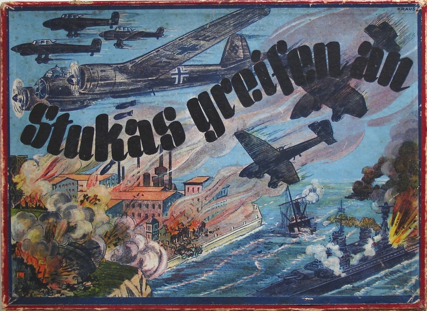 Würfelspiel „Stukas greifen an“. (Foto Kleinfelder, Lohr a.Main)