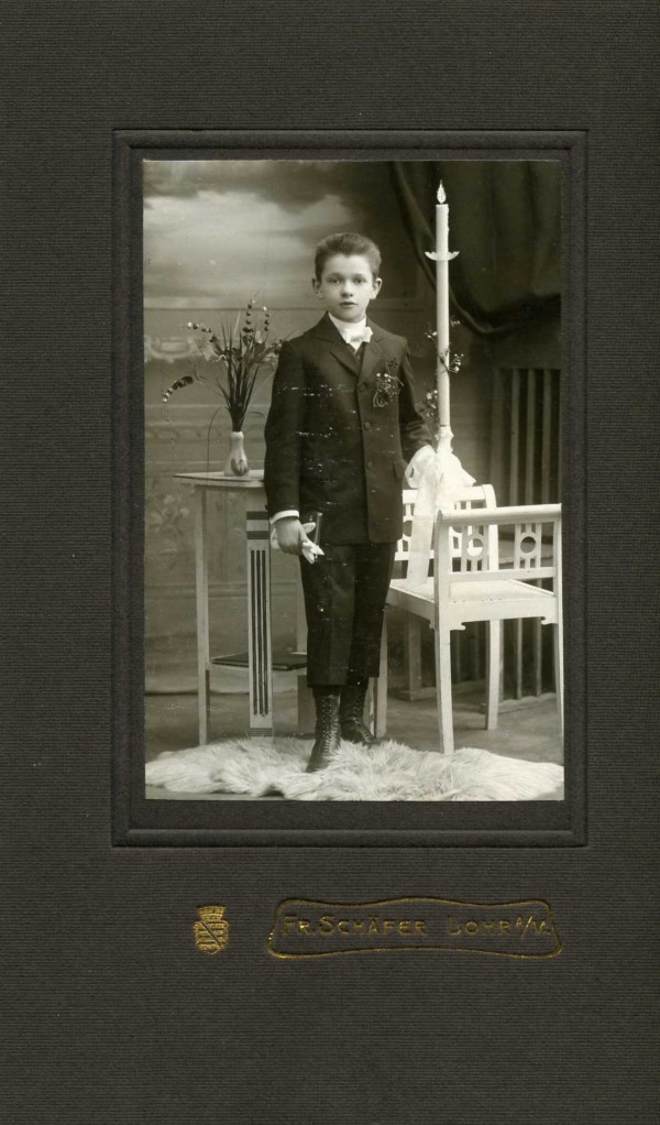 Der Kommunikant Franz Goepfert (geb. 1900) 1912