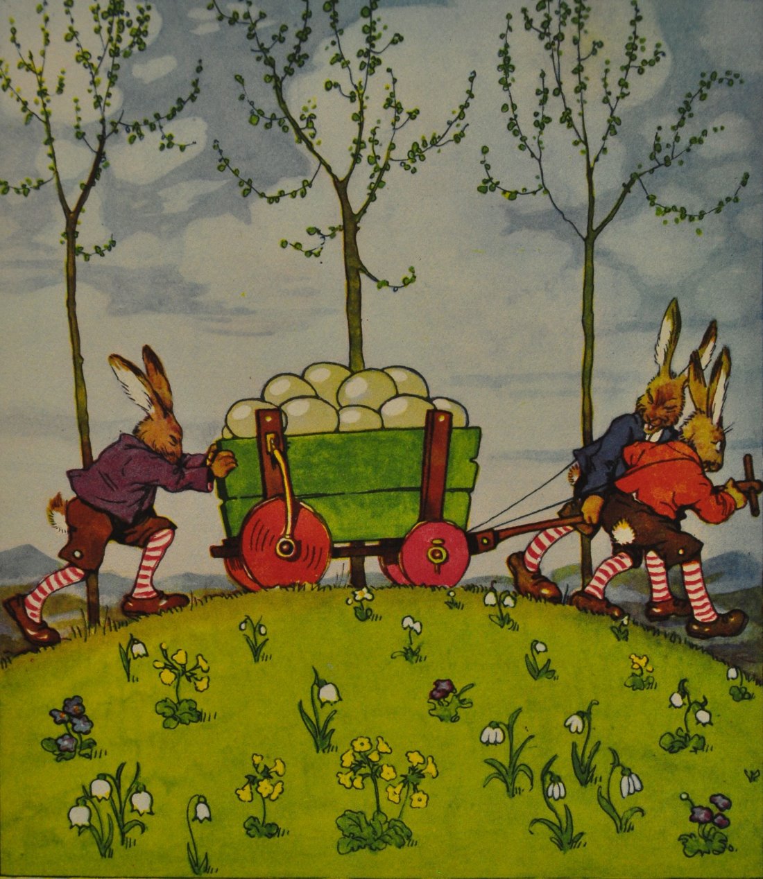 „Vom Hopperl, vom Stopperl und vom Springerl“, Bilderbuch um 1930
