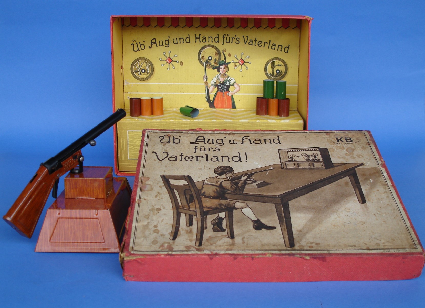 „b' Aug' u. Hand frs Vaterland!“ Spiel um 1910