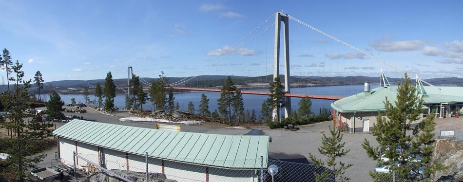 Die Högaküsten Brücke