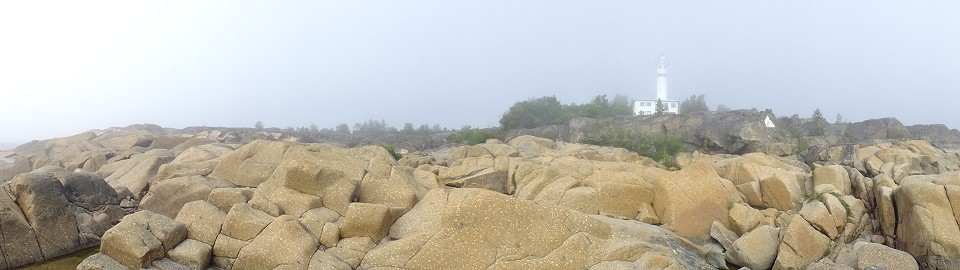 Skeppsmalen im Nebel am 25. Juni 2013