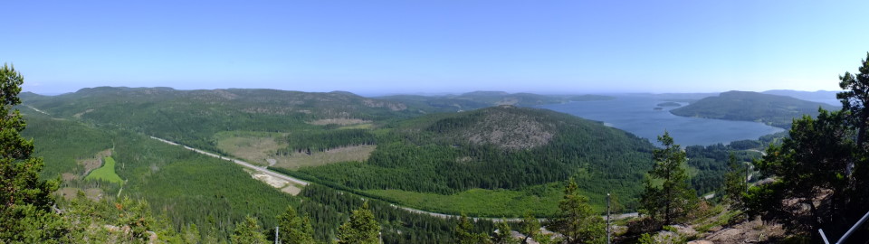 Blick von Skuleberget in Schweden auf das baltische Meer