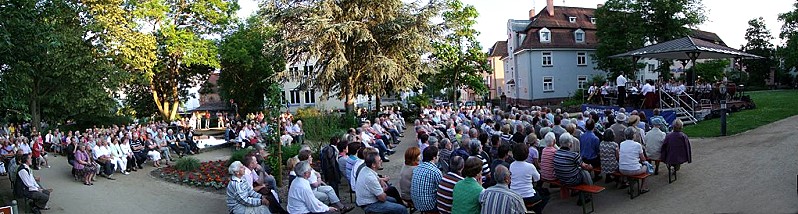 Serenade 2010 der Stadtkapelle Lohr a. main in der städtischen Anlage