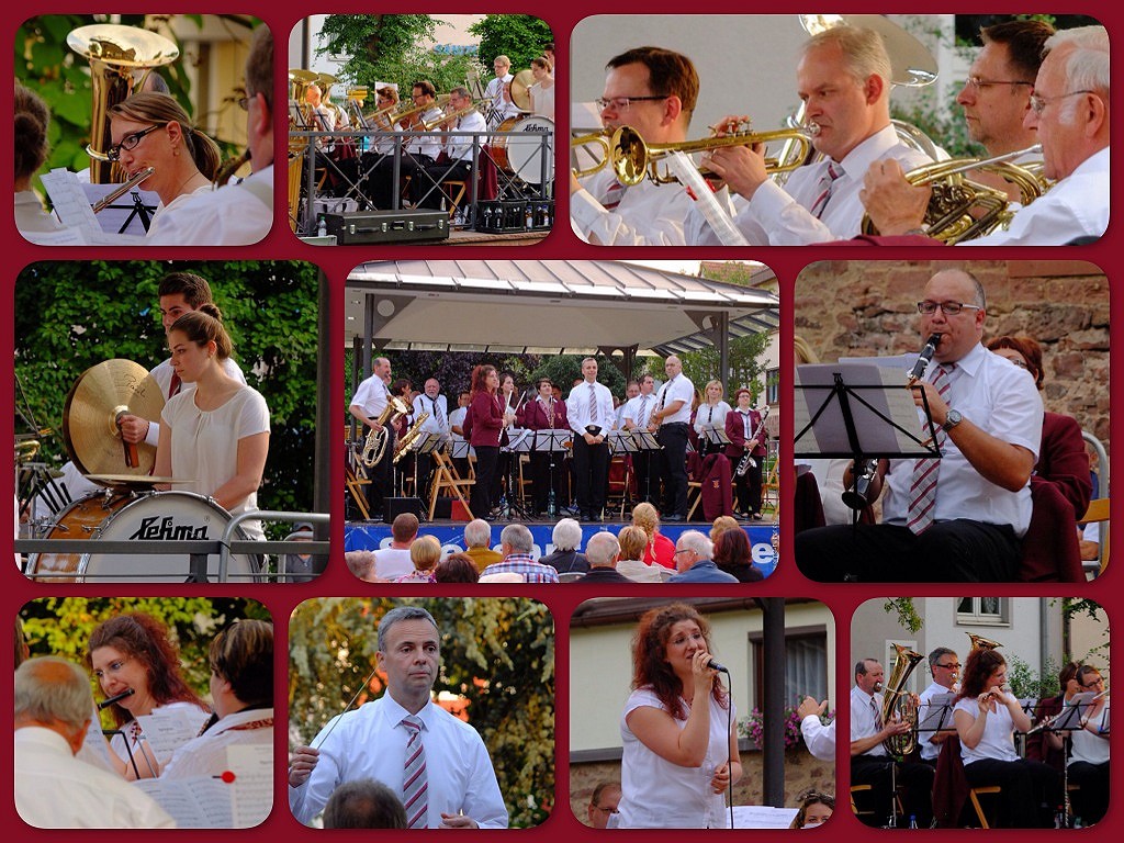 Serenade der Stadtkapelle Lohr a. Main in der stdtischen Anlage