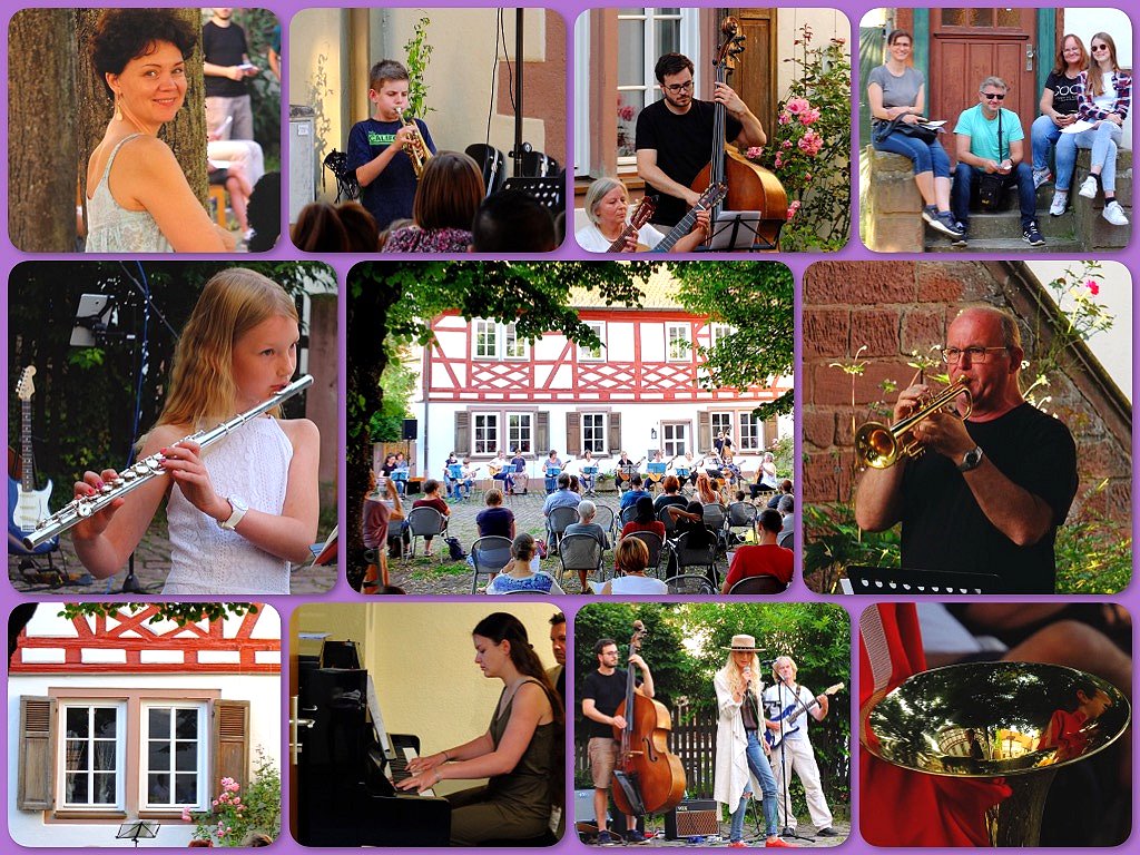 Serenade 2021 der Sing- und Musikschule Lohr a. Main auf dem Kirchplatz